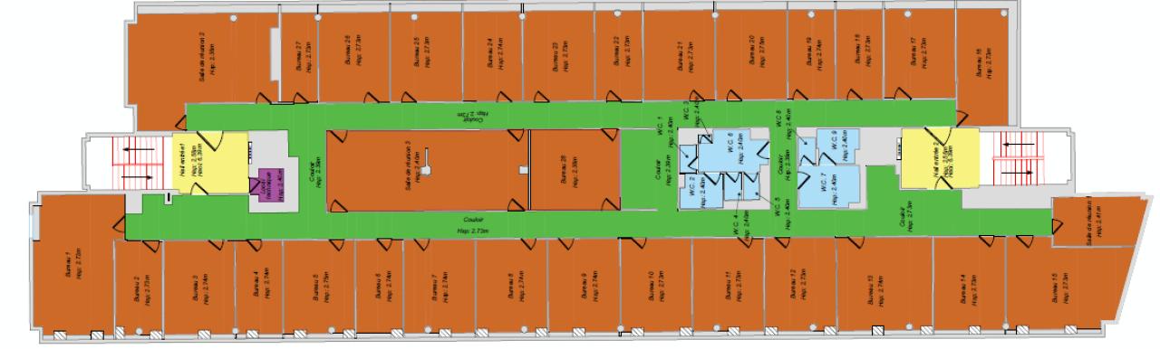 Bureau Toulouse 1222m² Location bureau Toulouse Haute-Garonne OLBUR2418769 28